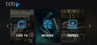 Bob Player Interface Home Screen